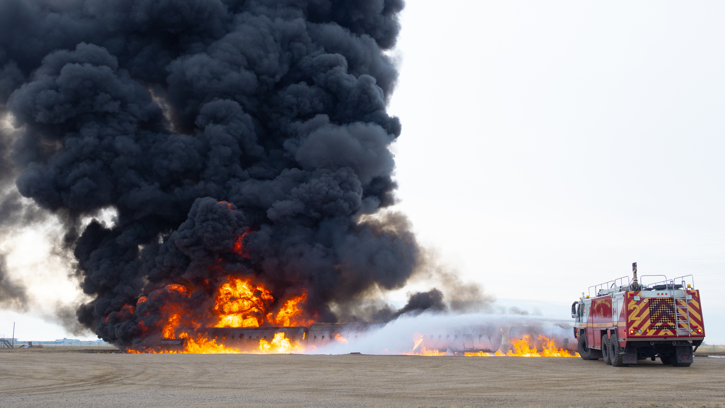 Regina Airport Authority Conducting Fire Training